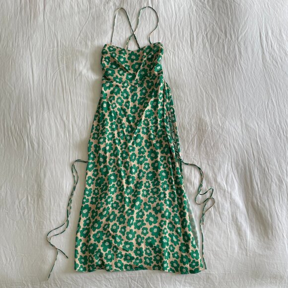 For Love & Lemons Lincoln Midi Dress (sz M) - Picture 2 of 15